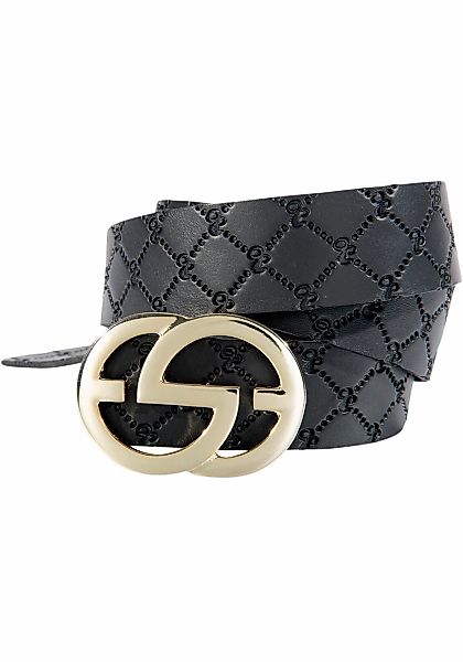 Silbergift Ledergürtel "Ledergürtel mit Rautenprägung und Designschließe" günstig online kaufen