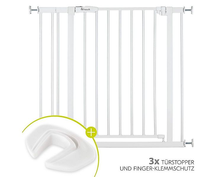 Hauck Türschutzgitter Open N Stop 2 - White, Treppenschutzgitter Set mit Ve günstig online kaufen