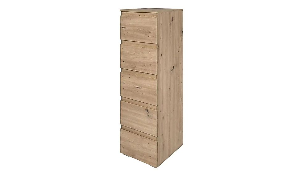 smart Hochkommode  BEN ¦ holzfarben ¦ Maße (cm): B: 40 H: 131 T: 45.0 Kommo günstig online kaufen