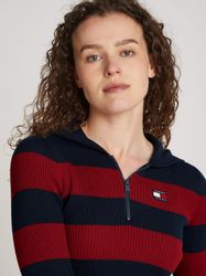 Tommy Jeans Kapuzenpullover TJW STRIPE 1/4 günstig online kaufen