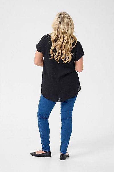 KAFFE Curve Kurzarmbluse Kurzarm-Bluse KCalia Große Größen günstig online kaufen