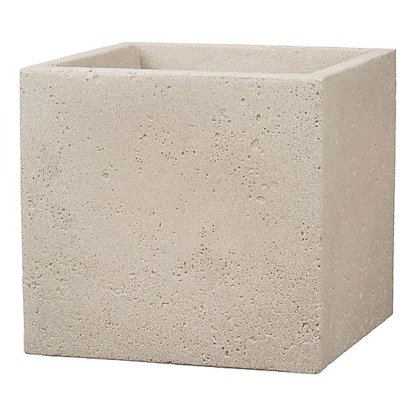 Scheurich Pflanzgefäß C-Cube PE 27 cm x 28,5 cm x 28,5 cm Sand günstig online kaufen