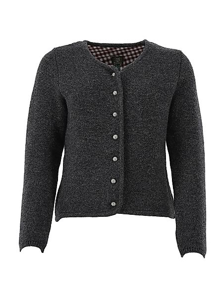 OS Trachten Strickjacke Forivo tailliert, Rundhalsausschnitt, günstig online kaufen