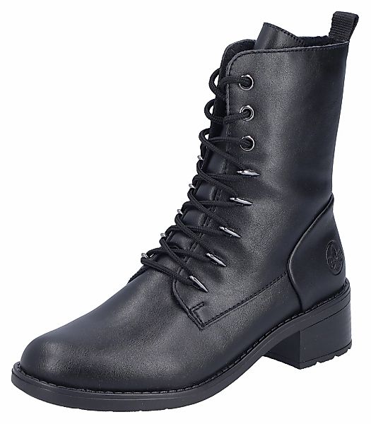 Rieker Schnürstiefelette Schnürboots, Blockabsatz, mit Innenreißverschluss günstig online kaufen