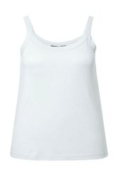 Ulla Popken Longtop Spaghettitop Rundhals Modalmix günstig online kaufen