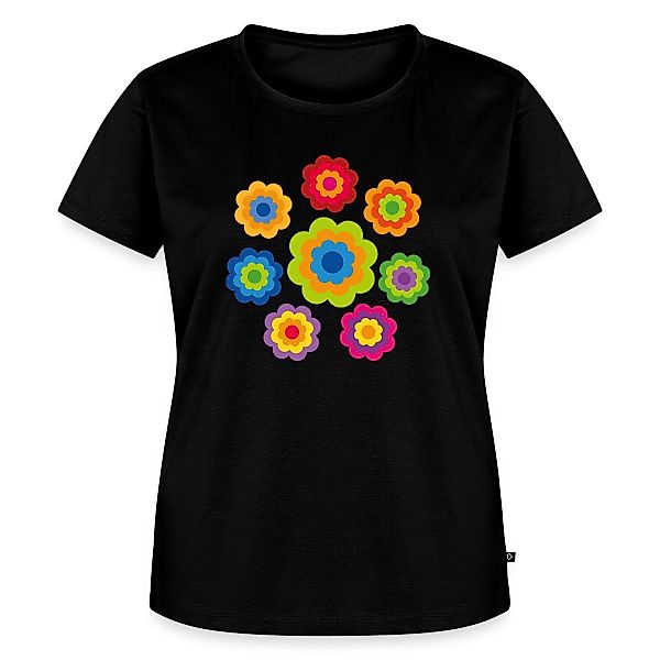 Spreadshirt T-Shirt 70er Jahre Hippie Flower günstig online kaufen