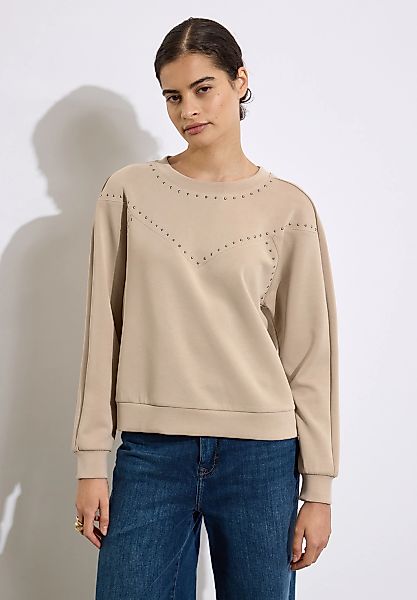 STREET ONE STUDIO Langarmshirt, mit Rundhalsausschnitt günstig online kaufen