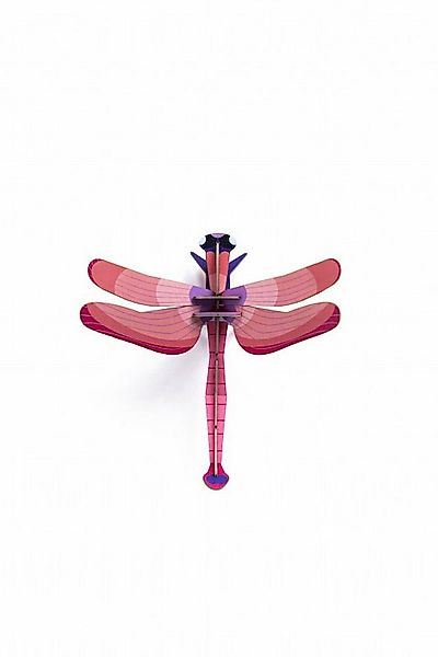 studio ROOF Wanddekoobjekt 3D Pink Dragonfly Wanddeko (1 St), Zum Zusammens günstig online kaufen