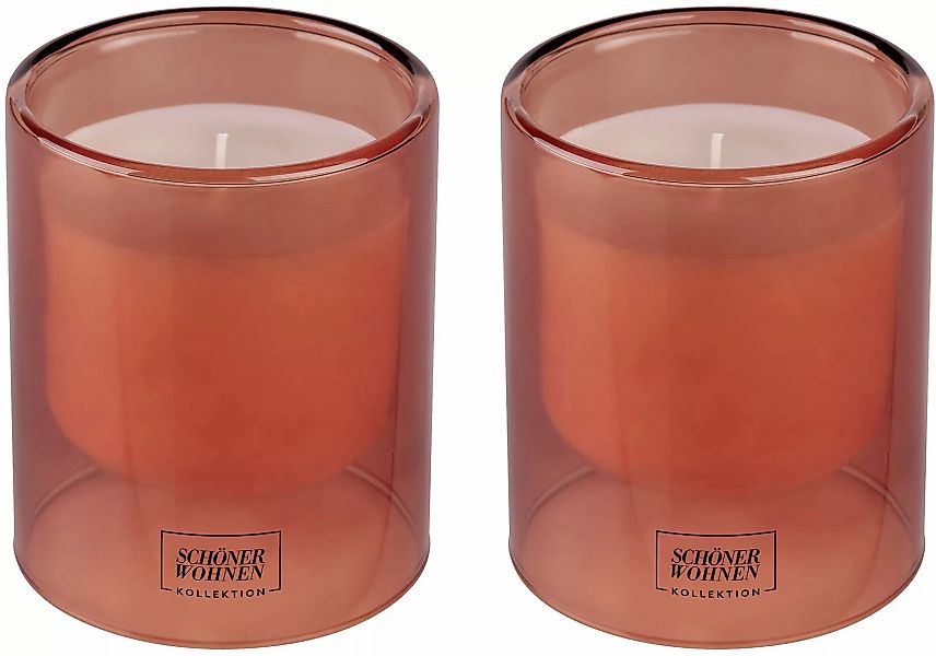 SCHÖNER WOHNEN Kollektion Duftkerze   ¦ braun ¦ Glas,Wachs ¦ Maße (cm): H: günstig online kaufen