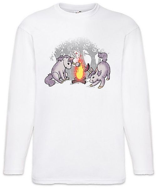 Urban Backwoods Langarmshirt Campicorns I Langarm T-Shirt Einhorn Regenboge günstig online kaufen