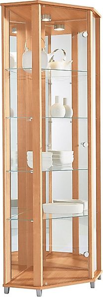 fif möbel Eckvitrine TRIO Höhe ca. 172 cm, ink. Beleuchtung Eckvitrine/Glas günstig online kaufen