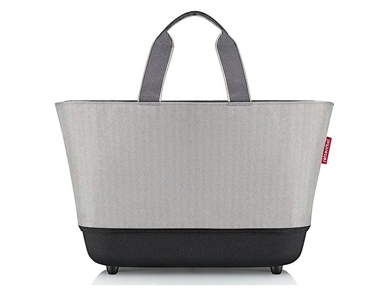 REISENTHEL® Einkaufskorb shoppingbasket herringbone grey, shoppingbasket günstig online kaufen