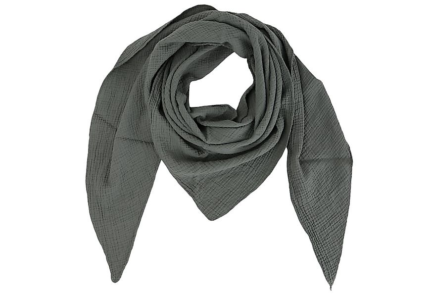 MIRROSI Dreieckstuch Aus Musellin Dreiecksschal ca.190x80 cm, Made in Italy günstig online kaufen