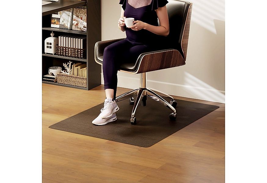 HOMCOM Bodenschutzmatte 90 x 120 cm, kratzfest, Stuhlunterlage, 1-St., Büro günstig online kaufen