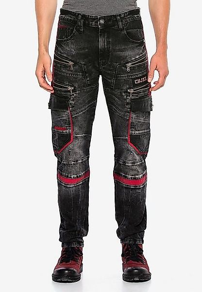 Cipo & Baxx Bequeme Jeans mit auffälligen Elementen günstig online kaufen