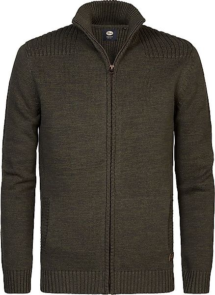 Petrol Strickjacke Elim Dunkelgrün - Größe XL günstig online kaufen