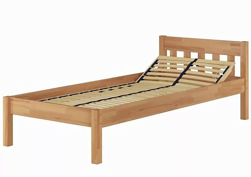 ERST-HOLZ Bett Einzelbett Futonbett Bettrahmen Buche lackiert massiv 90x200 günstig online kaufen