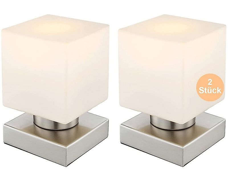 bmf-versand Tischleuchte Nachttischlampe 2er Set Tischleuchte Nachttisch To günstig online kaufen