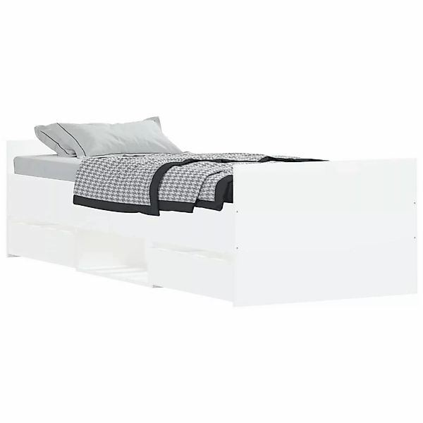 vidaXL Bett Bettgestell mit Kopf- und günstig online kaufen