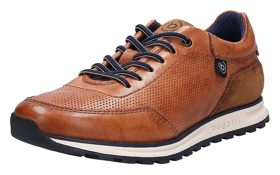 bugatti Slip-On Sneaker, Freizeitschuh, Halbschuh, Schlupfschuh mit Lochmus günstig online kaufen