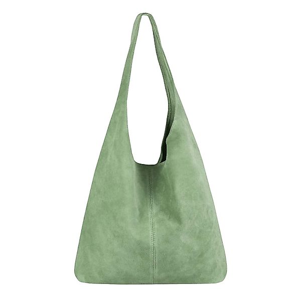 ITALYSHOP24 Schultertasche Made in Italy Damen Leder Wildleder Tasche Umhän günstig online kaufen