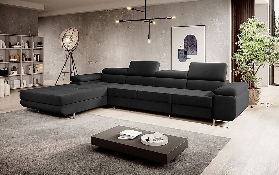 Luxusbetten24 Schlafsofa Designer Sofa Calvera Maxi, günstig online kaufen