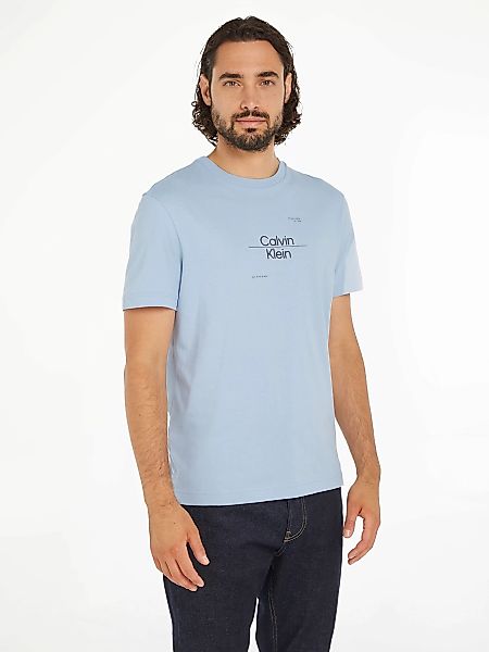 Calvin Klein T-Shirt OPTIC LINE LOGO T-SHIRT günstig online kaufen