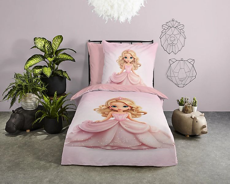 PURE luxury collection Kinderbettwäsche "Bellas" 2 Stk. Mikrofaser, 135x200 günstig online kaufen