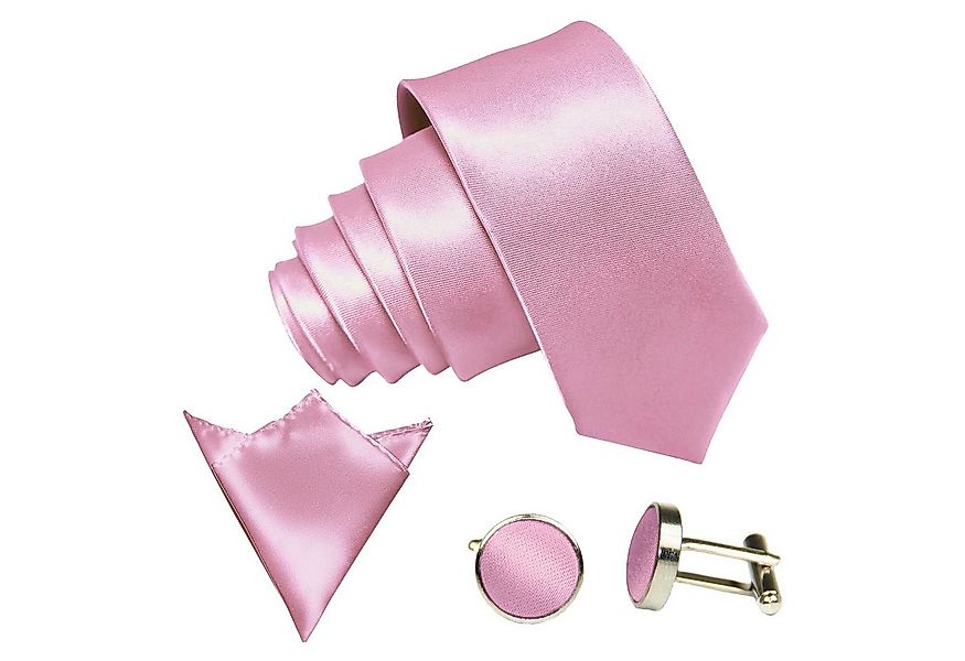 GASSANI Krawatte Satin Hochzeitskrawatte, Herren-Krawatte Hochzeit Schlips günstig online kaufen