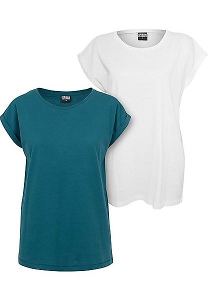 URBAN CLASSICS T-Shirt Urban Classics Damen Ladies Extended Shoulder Tee 2- günstig online kaufen