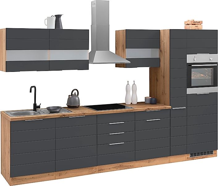 KOCHSTATION Küchenzeile "KS-Luhe" 330 cm breit, wahlweise mit oder ohne E-G günstig online kaufen