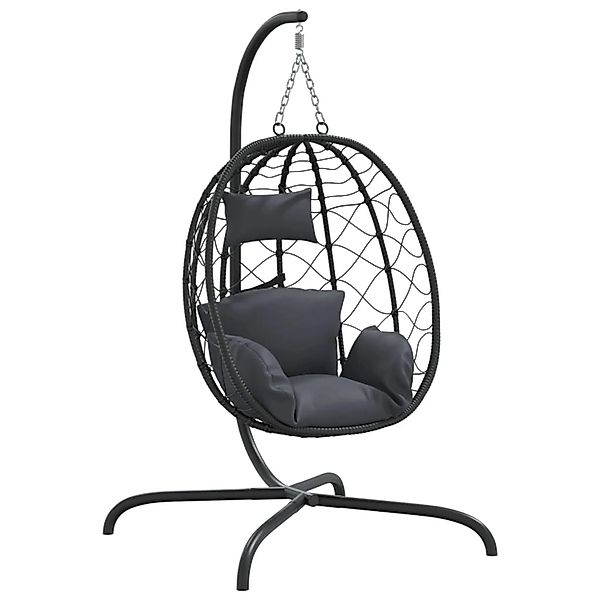 vidaXL Hollywoodschaukel Hängesessel Ei mit Kissen günstig online kaufen