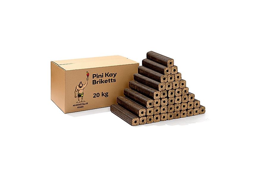 Neandertaler Feuer Holzbriketts PiniKay Hartholzbriketts Kaminbriketts Brik günstig online kaufen