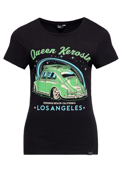 QueenKerosin Print-Shirt Los Angeles (1-tlg) mit günstig online kaufen
