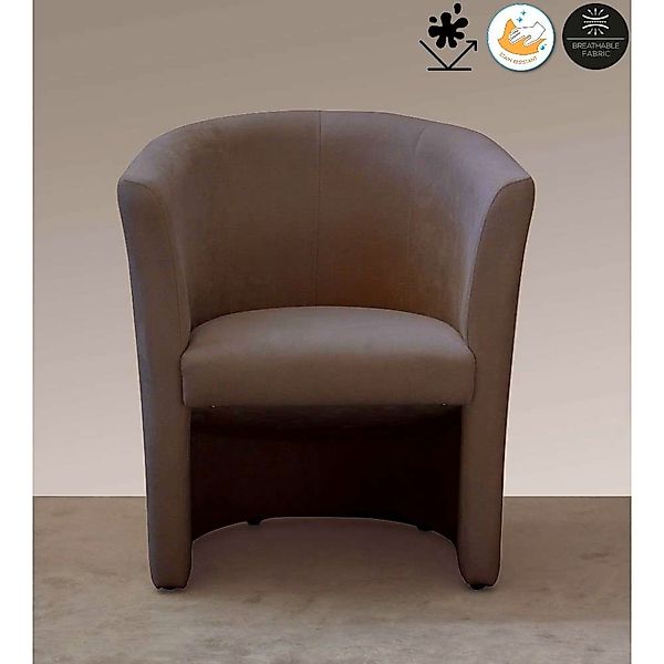 Home affaire Cocktailsessel "Tabby" 1 Stk. tlg. Antifleck-Beschichtung günstig online kaufen