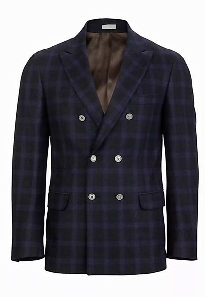 BRUNELLO CUCINELLI Sakko Doppelreihige Blazer Jacke Karo Muster, Rückenschl günstig online kaufen