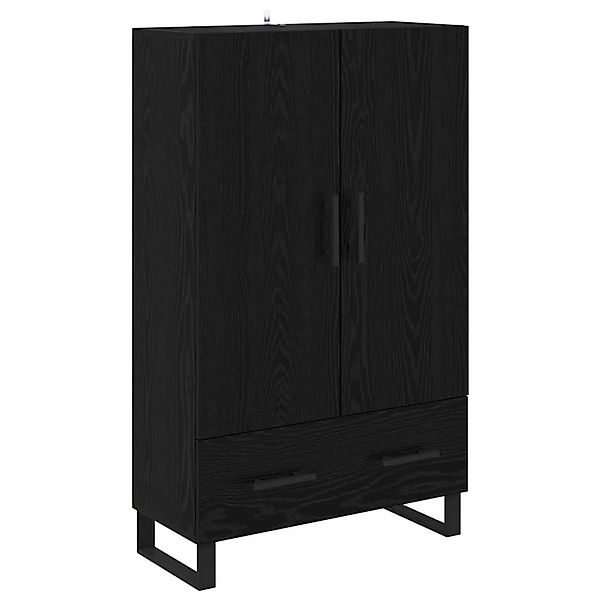 vidaXL Highboard Schwarz Eichen-Optik 69,5 x 30 x 115 cm Holzwerkstoff 8824 günstig online kaufen