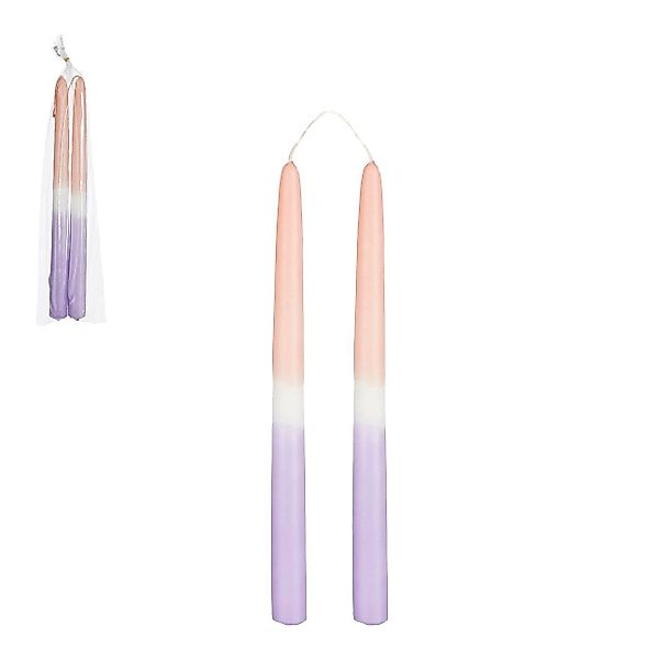 Mica Decorations Spitzkerze Mica Spitzkerzen Dip-dye günstig online kaufen