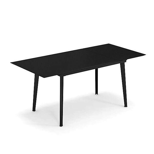 emu - Plus4 Balcony Gartentisch ausziehbar 120x80cm - schwarz/pulverbeschic günstig online kaufen