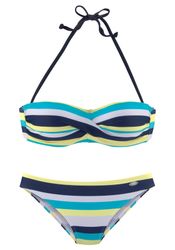 Venice Beach Bandeau-Bikini mit Streifen günstig online kaufen