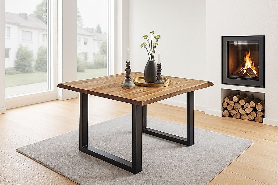 Loreno® Baumkantentisch Noah, massives Akazienholz, natürliche günstig online kaufen