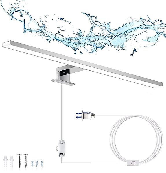 RWEUOQ Spiegelleuchte LED Spiegelscheinwerfer Wasserdicht Beschlagfrei günstig online kaufen