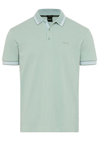 BOSS GREEN Poloshirt Paddy mit kontrastfarbenen Streifen am Kragen günstig online kaufen