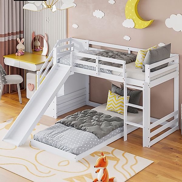 Furnishings Home Hochbett Stauraumbett Kinderbett Holzbett günstig online kaufen