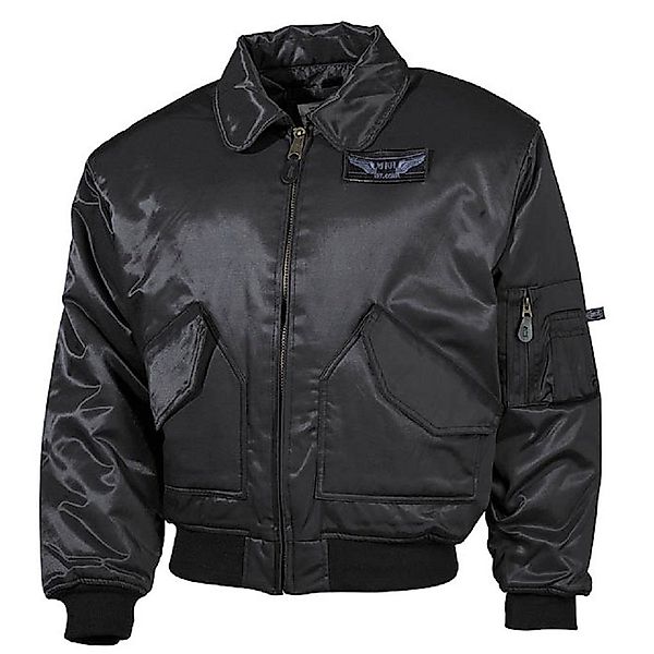 MFH Bomberjacke CWU-Piloten-Jacke, schwarz, schwere Ausführung günstig online kaufen