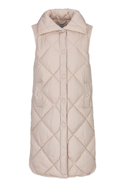 RICHROYAL Longweste Knielange gesteppte Nylon Weste günstig online kaufen