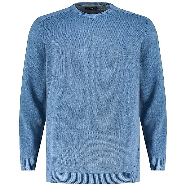 RAGMAN Rundhalspullover aus Baumwolle Farbe blau Größe: 6XL günstig online kaufen