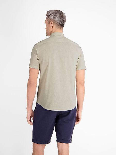 LERROS Kurzarmhemd "LERROS Halbarmhemd mit Leinenanteil, unifarben" günstig online kaufen