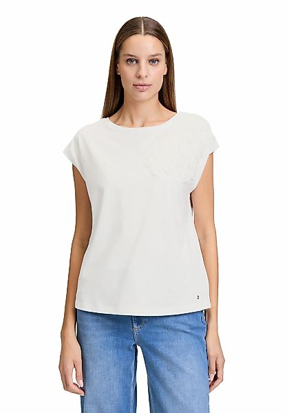 Betty&Co Kurzarmshirt "Betty & Co Damen Casual-Shirt mit Applikation", (1 t günstig online kaufen