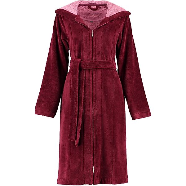 Vossen Bademantel Damen Palermo - Farbe: burgundy - 016 (141571) - M günstig online kaufen